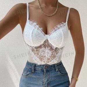 SHEIN lace bodysuit